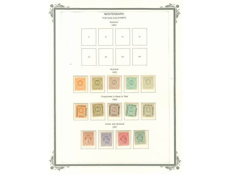1896/1941, collection starting complete pictorial issue set of twelve values, unused, including occupation issues on 8 Scott 