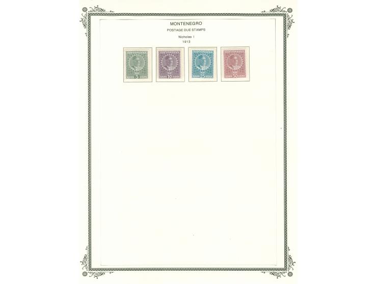 1896/1941, collection starting complete pictorial issue set of twelve values, unused, including occupation issues on 8 Scott 