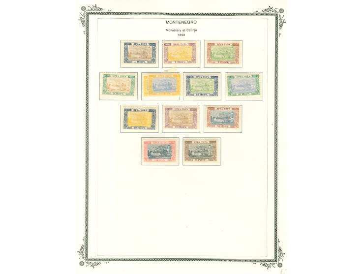 1896/1941, collection starting complete pictorial issue set of twelve values, unused, including occupation issues on 8 Scott 