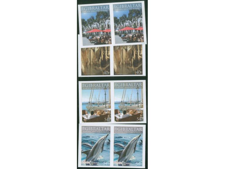 2004, vacation 40-54 p., imperforated pairs, mnh, vf