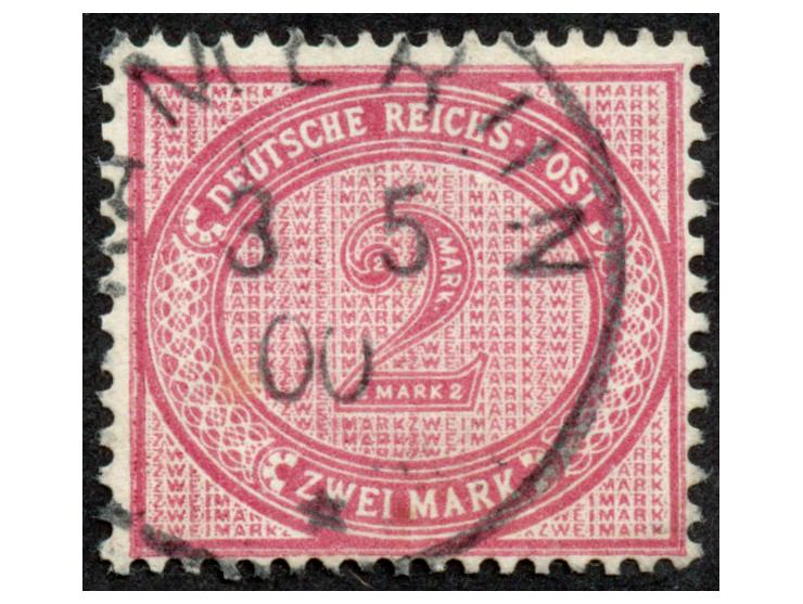1890/1900, Innendienst 2 M. rötlichkarmin, sauber gestempelt “KAMERUN * 3/5 00”, tadellos, doppelt sign. Bothe BPP&nbsp;
