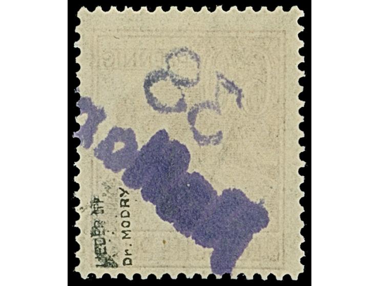 “38/Anklam” in schwarzviolett (Arge 38/1b) auf Arbeiter 60 Pfg., postfrisch und tadellos, sign. Dr. Modry und Lieder BPP, ein