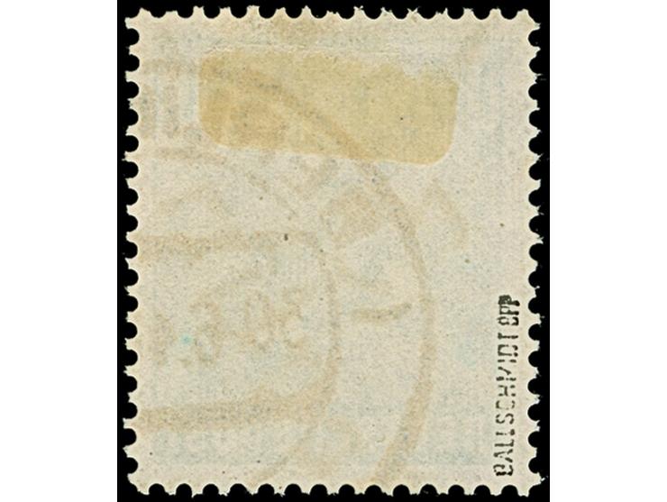 “3/Berlin 7” (Arge 3/4f) auf Arbeiter 84 Pfg., sauber gestempelt und einwandfrei, ein seltener Aufdruck, sign. Ballschmidt BP