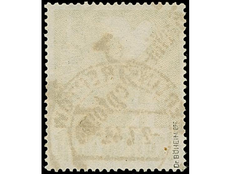 “3/Berlin-Treptow a” (Arge 3/51b) auf Taube 1 M., sauber gestempelt und einwandfrei, sign. Böheim BPP