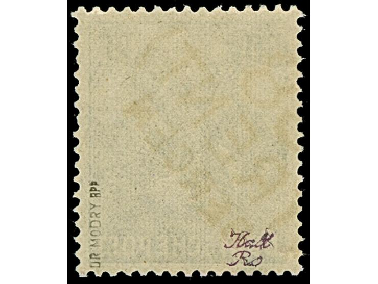 “38/(Trent) Bergen a” auf Arbeiter 50 Pfg., postfrisch und tadellos, sign. Modry BPP