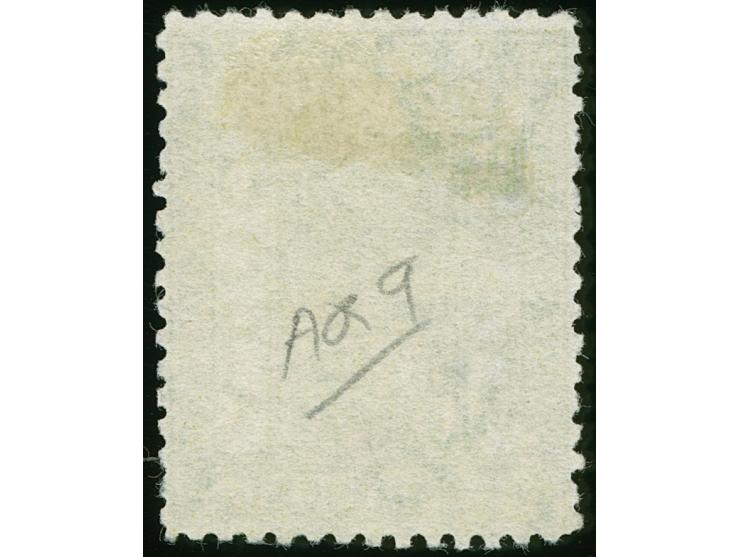 1884-96, 6 s. apple-green, wmk. upright V over Crown, perf. 12½, unused no gum, otherwise fine. SG £ 450
