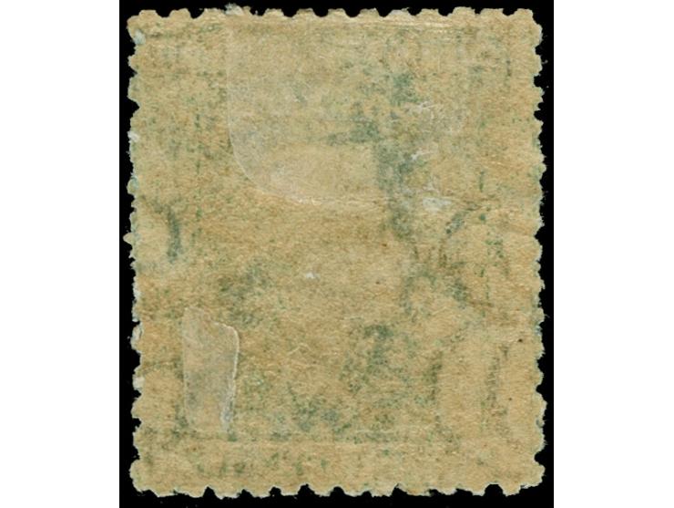 1860/63, 3 d. dull green, watermark “3”, perf. 13, fresh colour, unused, fine SG £ 120
