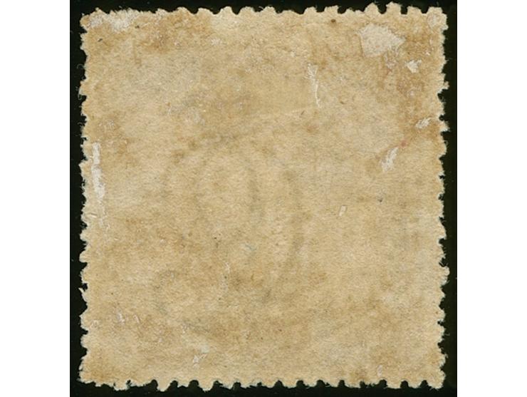 1860-72, 6 d. purple, watermark “6”, rough perf. 13, deep colour, unused no gum, otherwise fine SG £ 200
