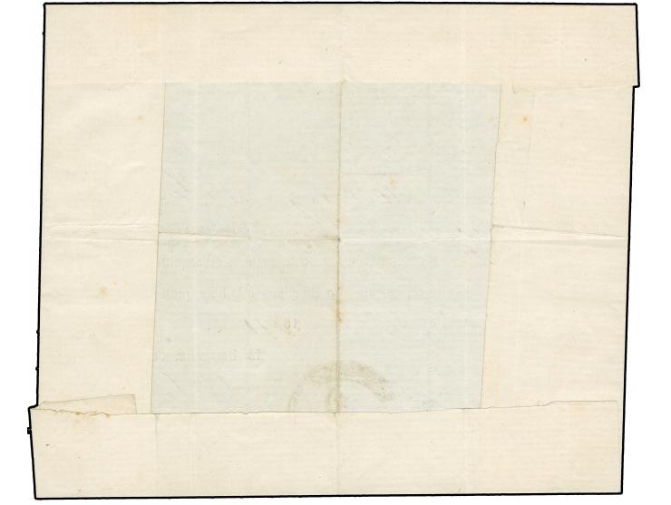 1871, "ADMINISTRATION SANITAIRE DE L´EMPIRE OTTOMAN" black bilingual cancellation on ship's clearing certificate “SERVICE SAN
