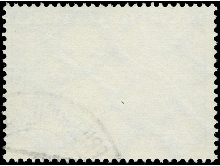 1930, Südamerikafahrt  2 RM. lilaultramarin mit liegendem Wasserzeichen, sauberer Teilstempel Friedrichshafen, farbfrisch und