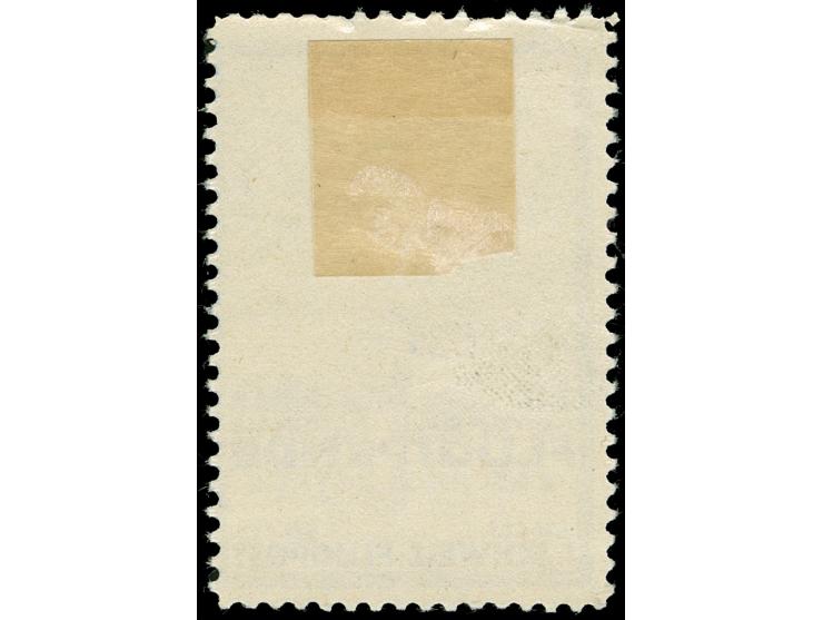 1913, Basel 50 c. blau Schweizerische Nationale Flugspende, ungebraucht 
