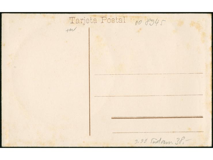 1920/30, SÜDAMERIKA: Fünf farbig geprägte Ansichtskarten mit Landkarten und Fahnen, dabei Honduras, Guatemala, Brasilien, Bol
