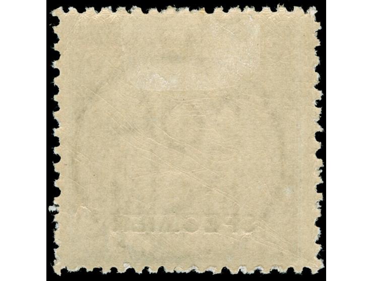1890, Sir Arthur Phillip 20 s. cobalt-blue, wmk. Large Circle 20/- NSW, perf. 12x11, unused, overprinted capital letters SPEC
