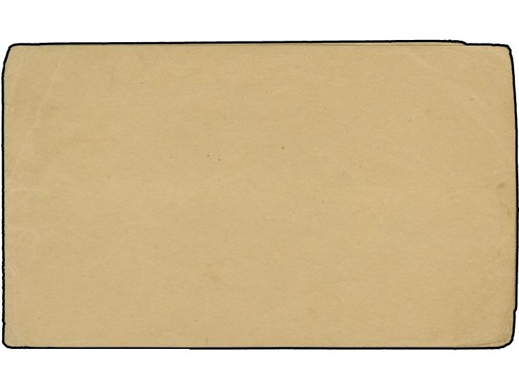 1899, Wrapper 2 ch. brown arabesque control handstamped, unused, fine (Persiphila PW3A, $300)
