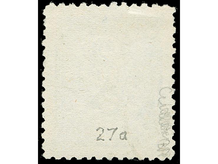 1901, 50 cn. olive-green / rose, light cancelled, usual rough perf, fine
