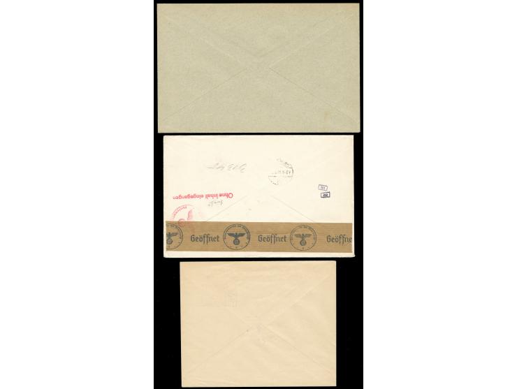 1927-41, AIR MAIL eight early letters, including two northern flights to Stockholm and Helsinki, balloon mail, helicopter mai