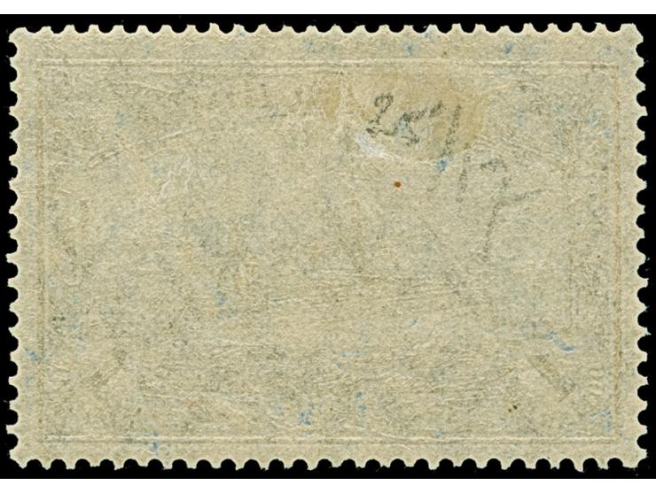 1905/19, 1 $, Plattenfehler I, Wertziffer "1" kreuzweise schraffiert, ungebraucht, tadellos