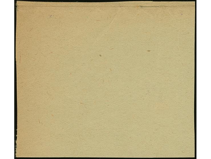1929, 4th London printing, imperf proof 6 k. violet blue on greenish grey thick paper, block of 12 stamps by “Bradbury, Wilki