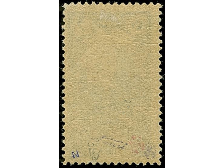 1920, 3 pia. on 6 pa. deep blue inverted typo overprint, unused, very fine, signed Nouri, (Isf. catalogue value 750,-€) (Isfi