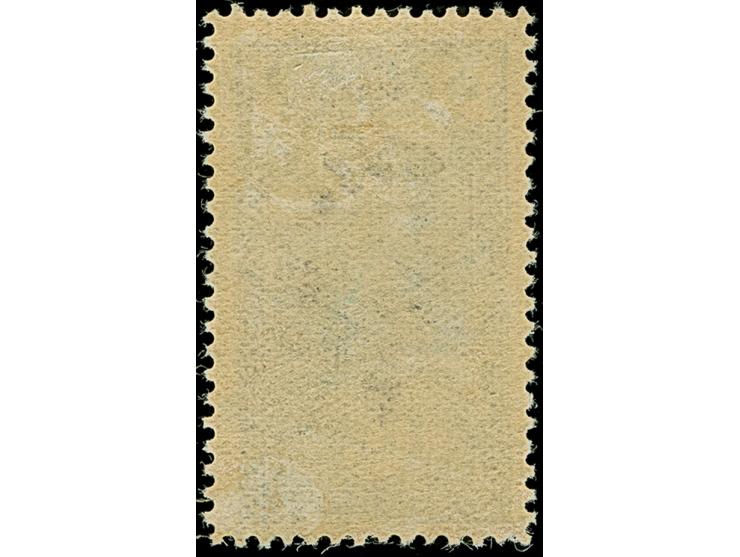 1920, 3 Pia. on 6 Pa. deep blue black surcharge, mint hinged, very fine and rare. Certificate Isfila, (Isf. catalogue value 7