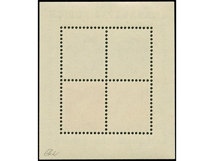 1934, NABA-Block, postfrisch, einwandfrei. Signiert Schaadt mit Kurzbefund