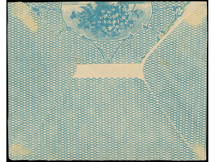 1922, Turkey in Asia: ‘IZMIR HÜKÜMET POSTA VE TELGRAF MERKEZI’ twoliner in black (Isfila no.3) on cover reverse only with fou