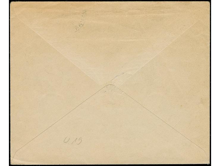 1908, 20 pa. postal stationery envelope, clear cancelled CONS PLE GALATA 21.OCT.1908, used unclosed with ‘imprimes’ rate to H