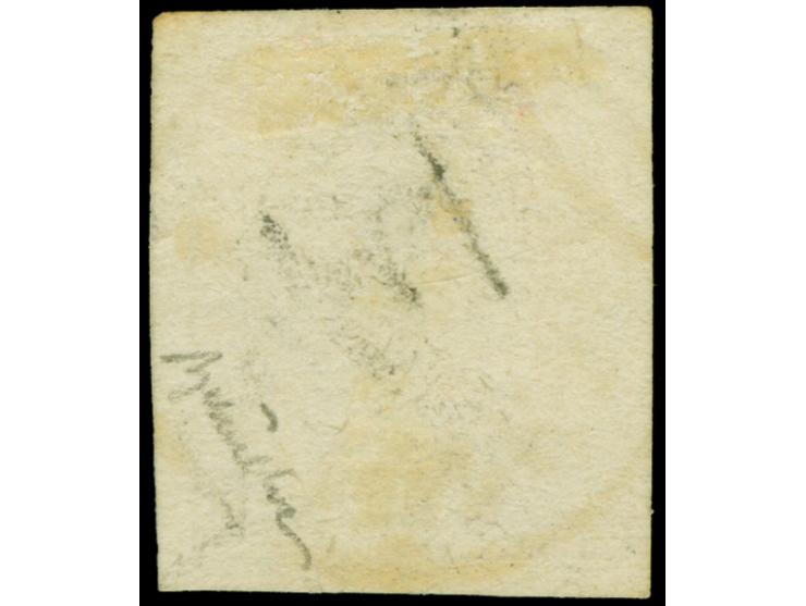 6 Kr. braun, allseits breitrandig, mit zentrisch klarem EKr. "K.K. Feldpostamt No. 1/ 27/12" (Müller 600 P.)