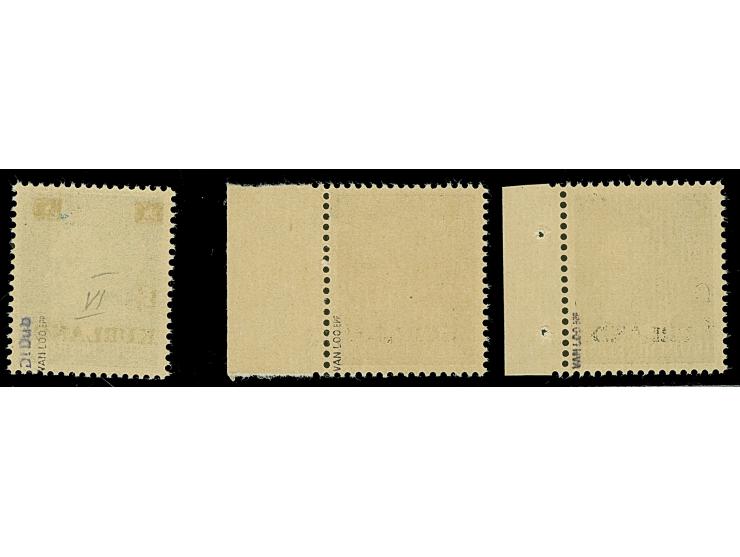 1945, 6 a. 5, 10 und 20 Pfg., je in guter Type VI, postfrisch (Mi. 480,-)