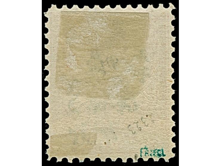 1885, 20 pa rose on pale rose, overprinted Type II in black, showing double overprint, unused, very fine and scarce, signed F