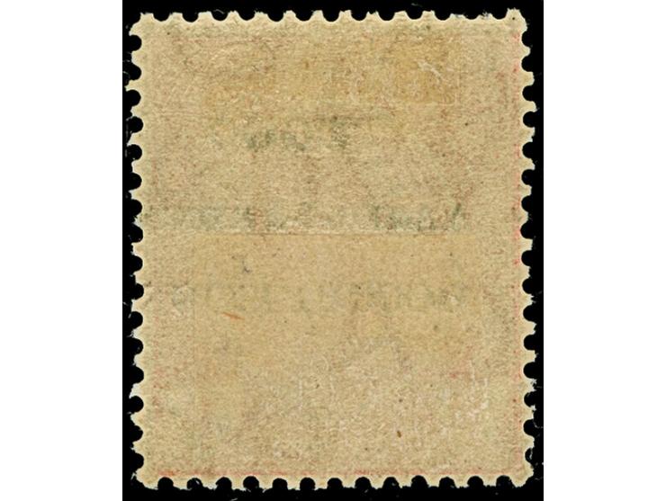 1915, Gold Coast KGV definitives 1 d. red showing variety double overprint ´TOGO / ANGLO-FRENCH / OCCUPATION´, unused, very f