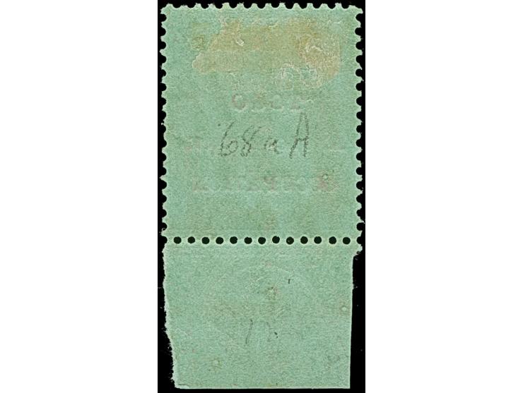 1915, Gold Coast KGV definitives 10 sh. green and red showing variety ‘small F’ in overprint ´TOGO / ANGLO-FRENCH / OCCUPATIO