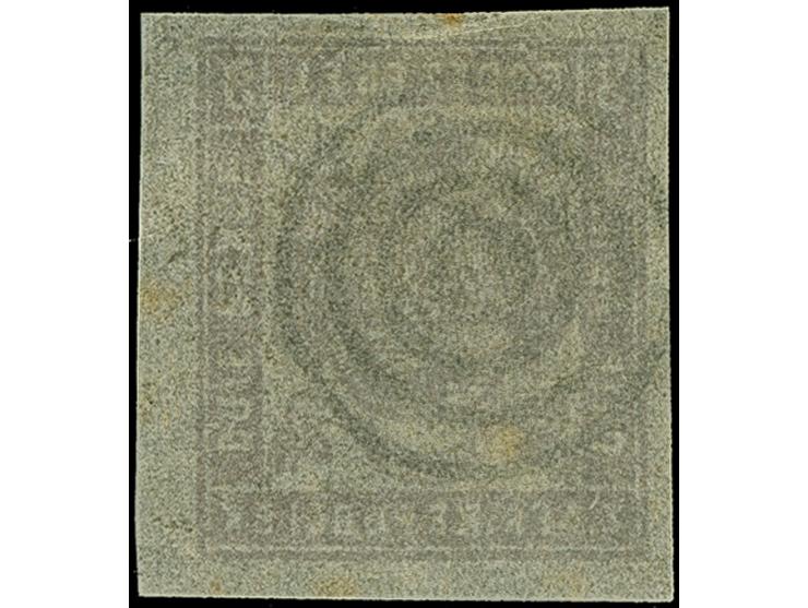 1875/77, Typographed by J.F. Celliers on behalf of The Stamp Commission, 3 d. lilac on very thin, transparent (Pelure) paper,