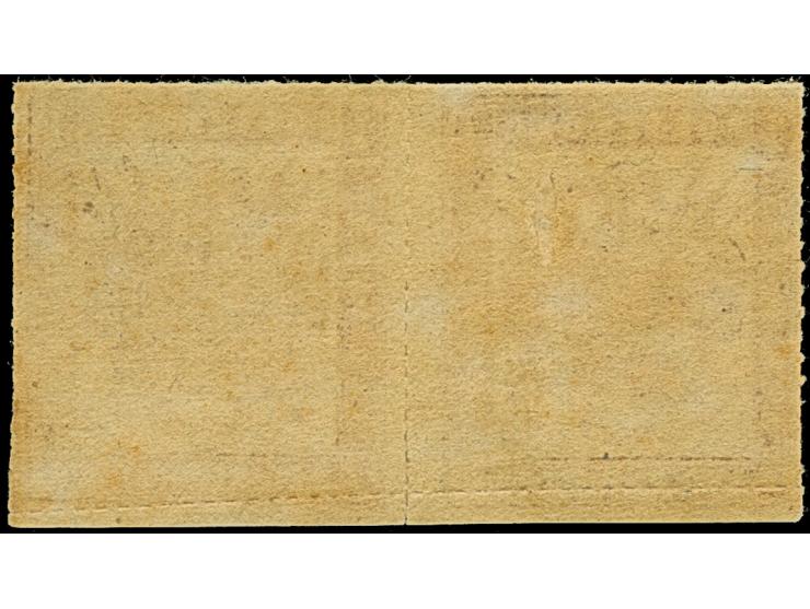 1870 , Typographed by M.J. Viljoen in Pretoria 1 d. pale rose-red, coarse impression, roulette 15½ to 16 on medium paper, unu