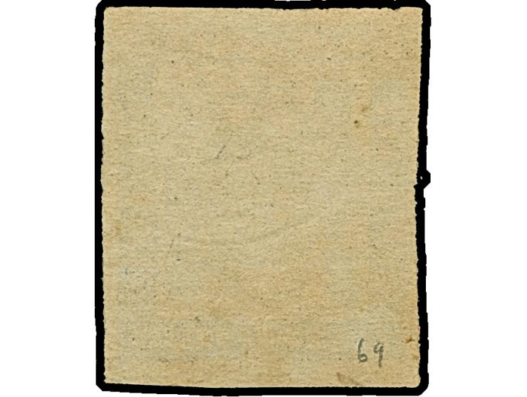 1876/77, Typographed by J.F. Celliers on behalf of the Stamp Commission, Pretoria 6 d. deep blue on coarse soft white paper, 