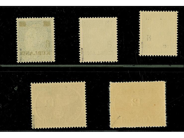 6 a. 5 Pfg. - 12 Pfg. postfrisch, dabei 6 a. 5 Pfg. in guter Type VI, postfrisch, sign. van Loo BPP (Mi. 440,-)