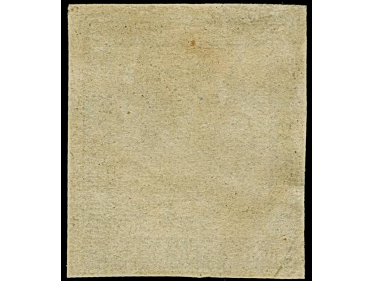1876, Typographed by J.F. Celliers on behalf of the Stamp Commission, Pretoria 6 d. deep bright blue on stout hard surfaced p