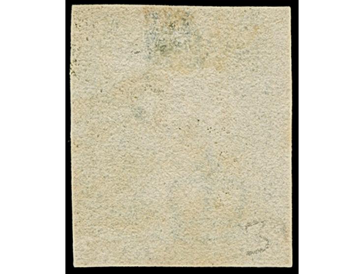1840, Victoria One Penny black FA, Plate 5, with good to large margins, light strike of the Maltese cross in red, tiny thin, 