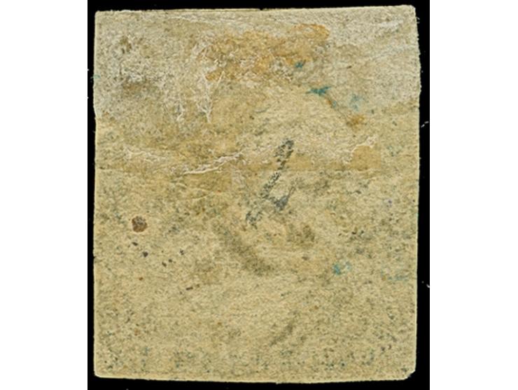 1850, Sydney Views 2 d. greyish blue, Plate I, intermediate impressions, well to closed margins, touched at bottom left corne