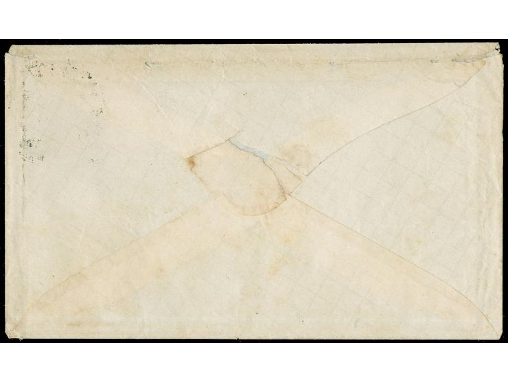 G. Washington 3 c. orange-brown tied to watermarked thin paper cover by LAUDERDALE STATION MISS. MAY/31 cds., few spots, addr