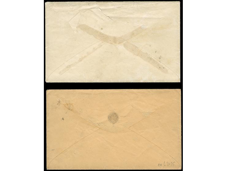1861/62, two different postal stationery envelopes G. Washington 3 c. orange, each cancelled MOBILE ALA. FEB 1862 and MOBILE 