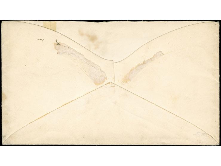 1861, Montgomery Ala., Mar/25 1861 good strike of cds. ties U.S. 1857, 3 cent dull red, rich color, on cover addressed to Jan