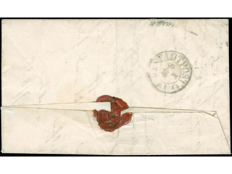 ½ Ngr.auf mattgrau in wertstufengleicher Mischfrankatur mit 1855, Johann ½ Ngr. auf mattgrau, mit jeweils sauber aufgesetzter