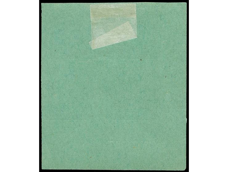 1945, 6 Pfg. auf hellbläulichgrün im Viererblock aus der linken unteren Bogenecke mit Druckerzeichen "Druckerei Nr. 2.", Die 