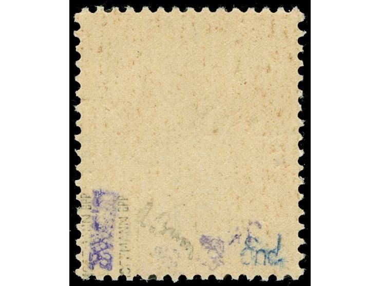Urdruck 10 C. auf 2 Pfg., kopfstehender Aufdruck, postfrisch, einwandfrei. Mehrfach signiert, Fotoattest Geigle BPP (2020)(Mi