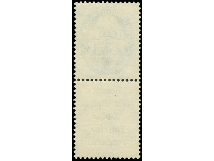 1928, Nothilfe 8+ A2, senkrechter Zusammendruck, postfrisch, einwandfrei. Unsigniert, Fotobefund H.-D. Schlegel BPP (2020) (M