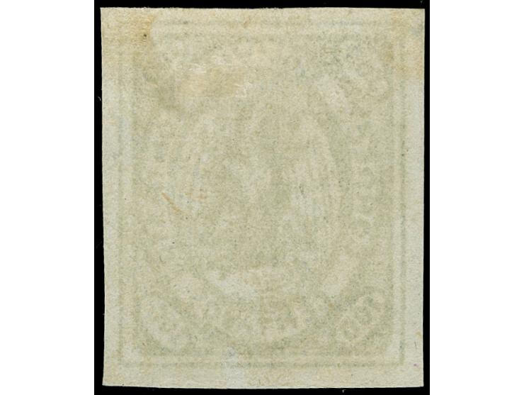 1868, Condor 100 c. green, imperf full to wide margins, unused, fine.
