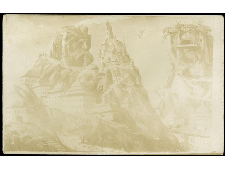 1924, West Refaim private stamp tied to picture postcard by IR HADASH NINIWEH Nov.3/924 cds., fine and scarce.
