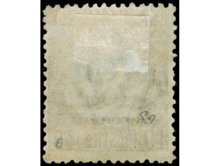 1909, GERUSALEMME 40 pia. on 10 l. rose olive, clear cancelled in good quality, signed Diena. (Sassone 1.600,- €)
