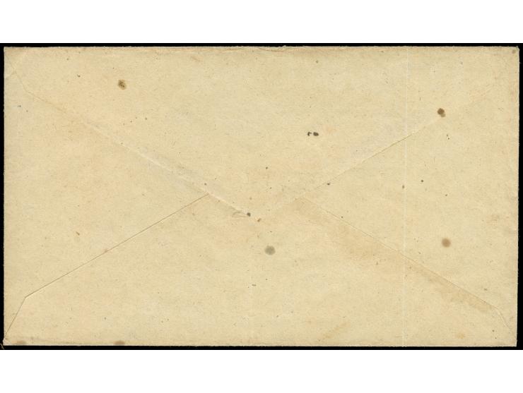 1863, 10 cent blue good margin single tied by red ´Petersburg Nov/25, Va.´ cds. on cover to Patrick Co. Va., cover very fine.